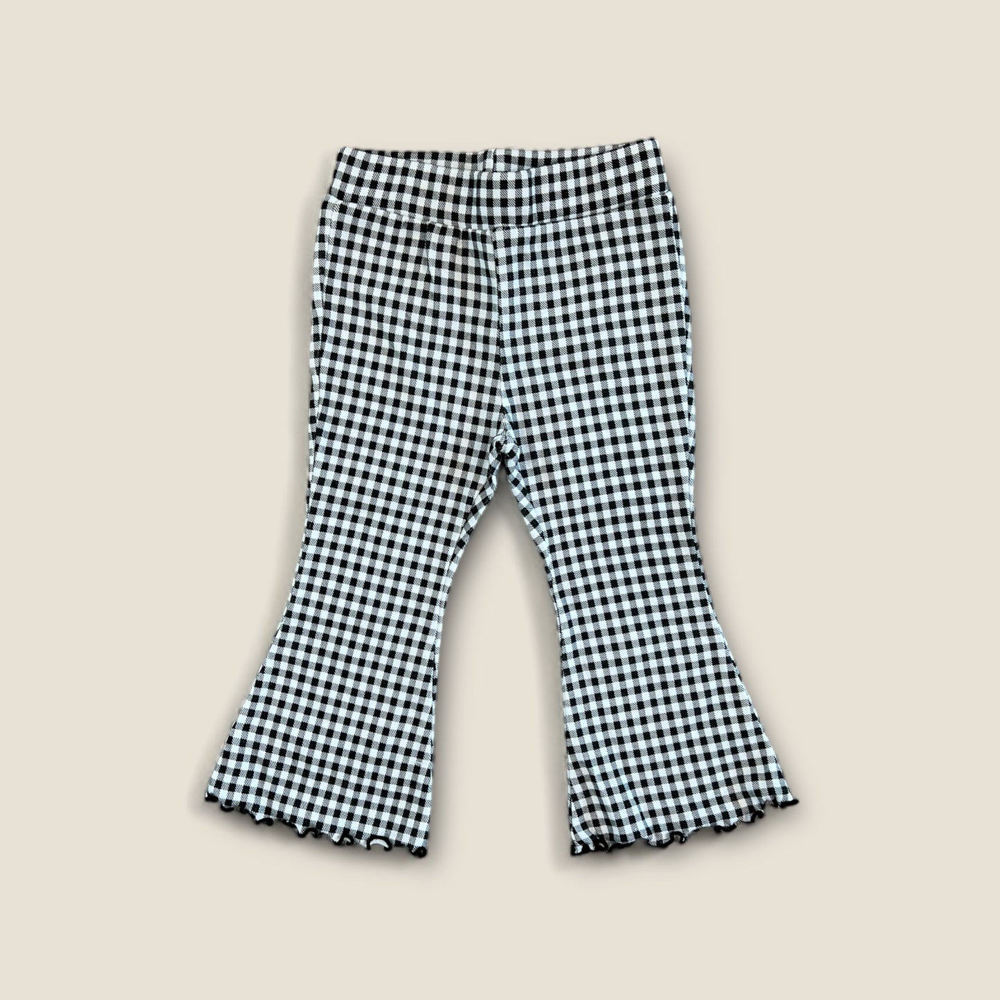 Gingham flares